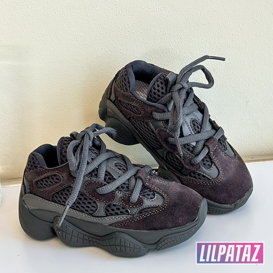 LilPataz Triple Y Brown Bruin Kindersneakers jongens meisjes sneakers