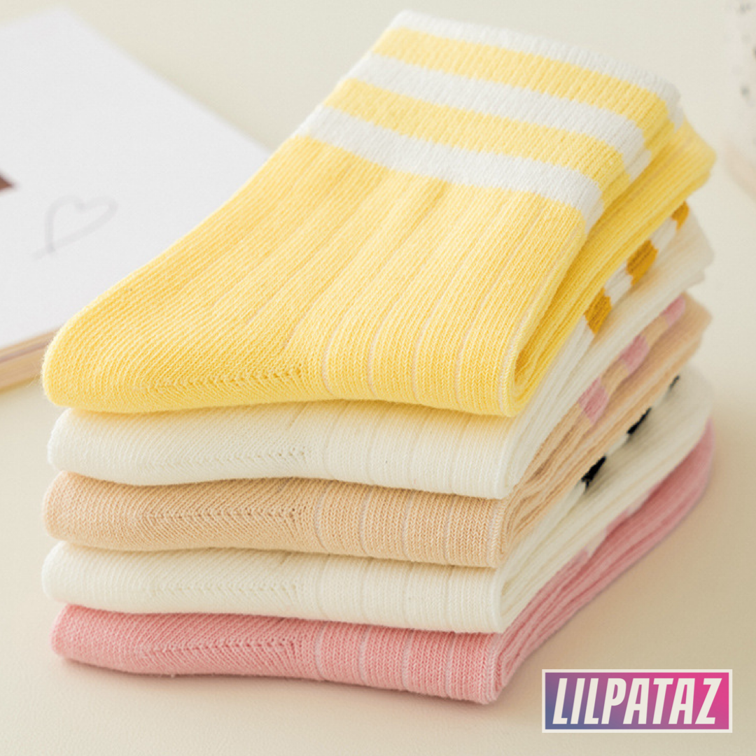 LilPataz kids socks 5-pack sweet