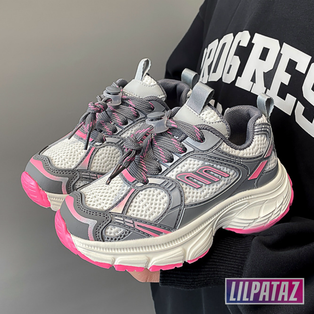 LilPataz Pink Nightz Kindersneakers meisjes sneakers