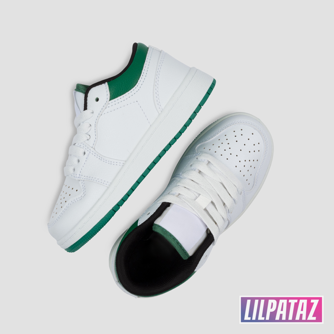Dripperz Low Green x White (maat 28-35)